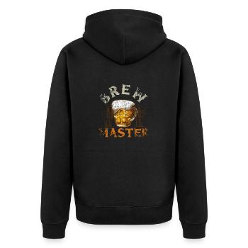 Brew Master - Veste à capuche bio Premium Unisexe - noir - Dos - Nico (187cm)