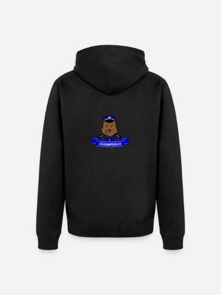 Bärenführer - Unisex Premium Bio Zip Hoodie - Schwarz