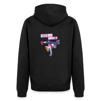 Breakdance Licorne Breakdance Breakdancer - Veste à capuche bio Premium Unisexe - noir - Dos - Nico (187cm)