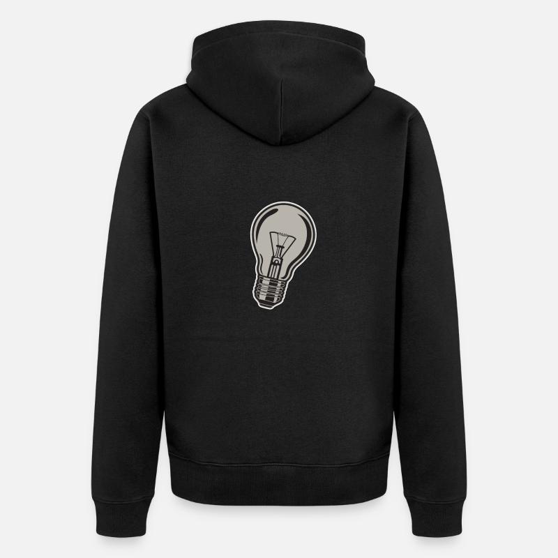 Ampoule ampoule - Veste à capuche bio Premium Unisexe - noir