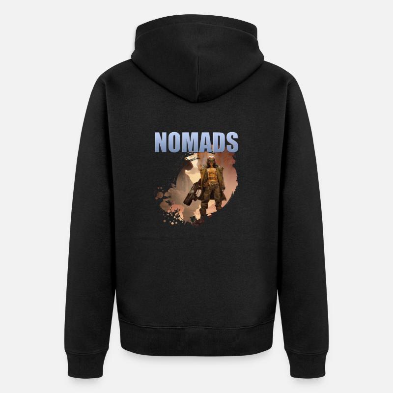 Histoires courtes de 0001 - Veste à capuche bio Premium Unisexe - noir