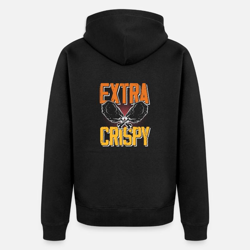 Extra Crispy - Veste à capuche bio Premium Unisexe - noir