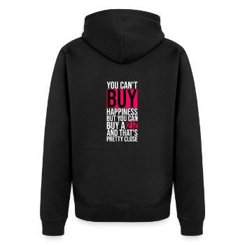 Vous ne pouvez pas acheter des Happines mais vous pouvez acheter un 2JZ - Veste à capuche bio Premium Unisexe - noir - Dos - Nico (187cm)