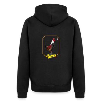 LOTERÍA: Cadeau mexicain El Gallo - Veste à capuche bio Premium Unisexe - noir - Dos - Nico (187cm)