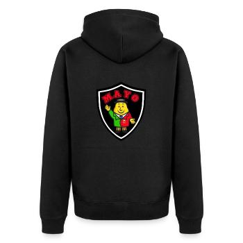 MAYO GAA - Veste à capuche bio Premium Unisexe - noir - Dos - Nico (187cm)