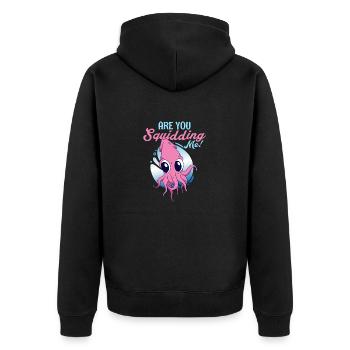 Êtes-vous en train de me calmer! Scientifique en biologie marine - Veste à capuche bio Premium Unisexe - noir - Dos - Nico (187cm)