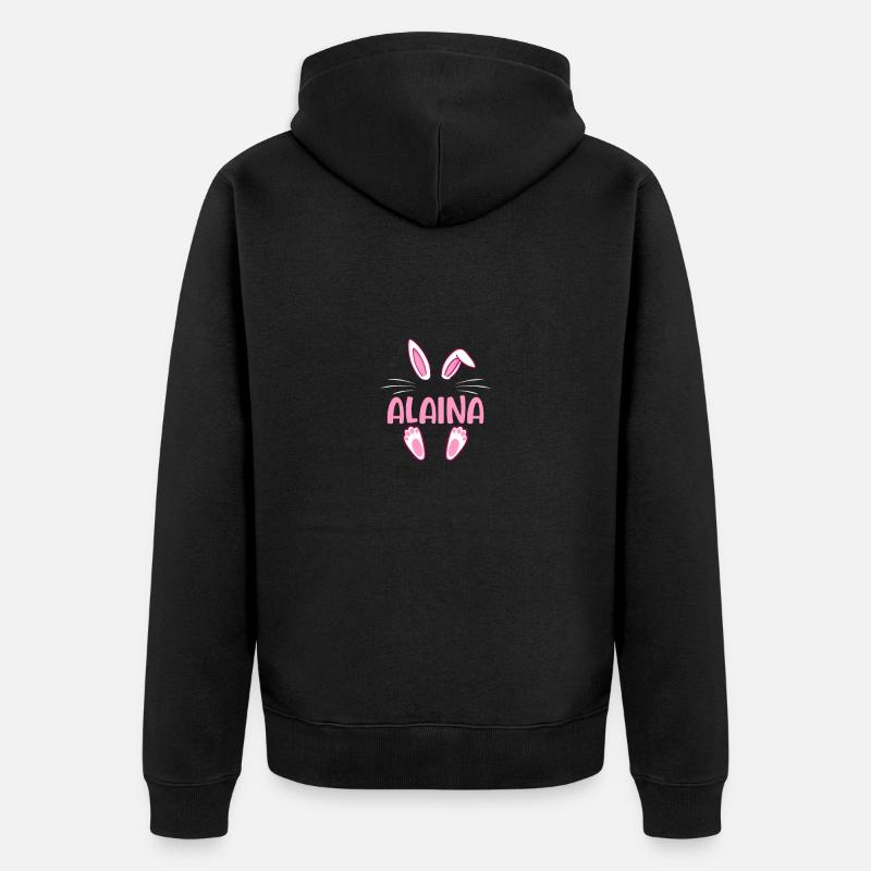 ALAINA Pâques - Veste à capuche bio Premium Unisexe - noir