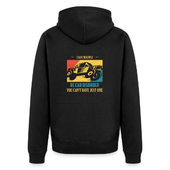 J’ai plusieurs RC Car Disorder Modèle de voiture - Veste à capuche bio Premium Unisexe - noir - Dos - Nico (187cm)