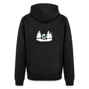 Bigfoot Kayak Paddle Lac WhiteWater Canoe - Veste à capuche bio Premium Unisexe - noir - Dos - Nico (187cm)