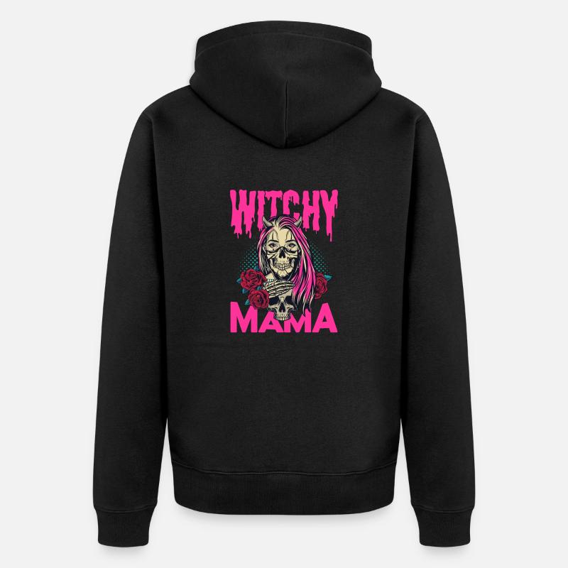 Halloween - Veste à capuche bio Premium Unisexe - noir