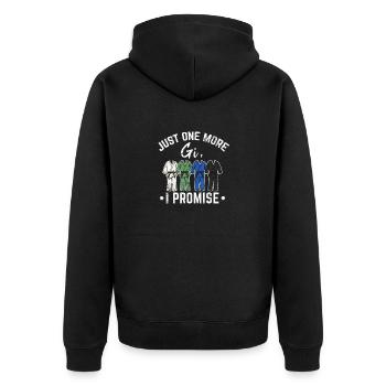 Juste un gi de plus Jiu Jitsu brésilien BJJ JiuJitsu - Veste à capuche bio Premium Unisexe - noir - Dos - Nico (187cm)