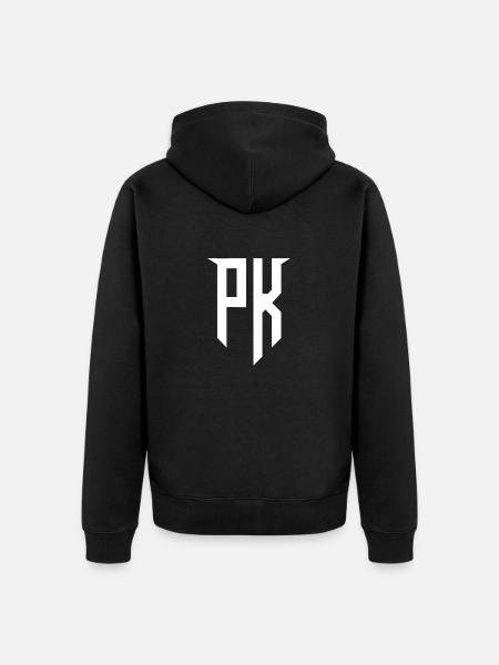 PK Design - Unisex Premium Bio Zip Hoodie - Schwarz