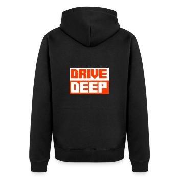 Lowered Tuning Car - Unisex Premium Organic Zip Hoodie - black - Back - Nico (187cm)