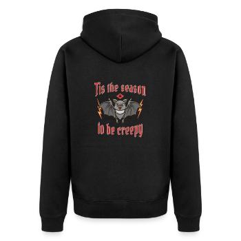 Halloween - CHAUVE-SOURIS - Veste à capuche bio Premium Unisexe - noir - Dos - Nico (187cm)