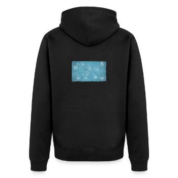 Flocons de neige Ski Snowboard Sports d’hiver - Veste à capuche bio Premium Unisexe - noir - Dos - Nico (187cm)