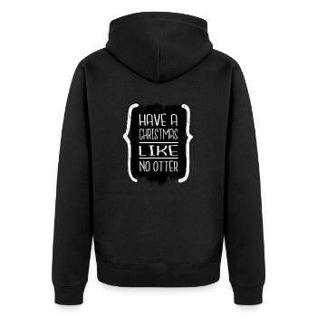 Baby Animals Christmas Bar Enfants Geek Awkward - Veste à capuche bio Premium Unisexe - noir - Dos - Nico (187cm)