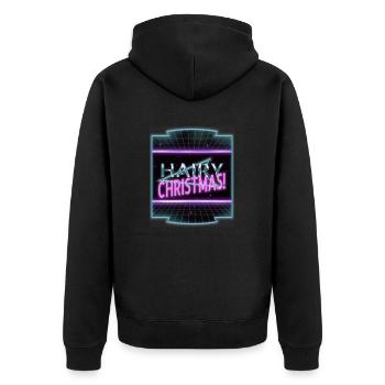 Beagle Shirt Beagle Gifts Bodybuilding Beagle Dogs - Unisex Premium Organic Zip Hoodie - black - Back - Nico (187cm)
