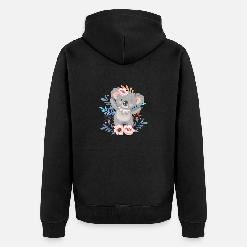 PANEDA cuit t-shirts ⭐⭐⭐⭐⭐ - Veste à capuche bio Premium Unisexe - noir