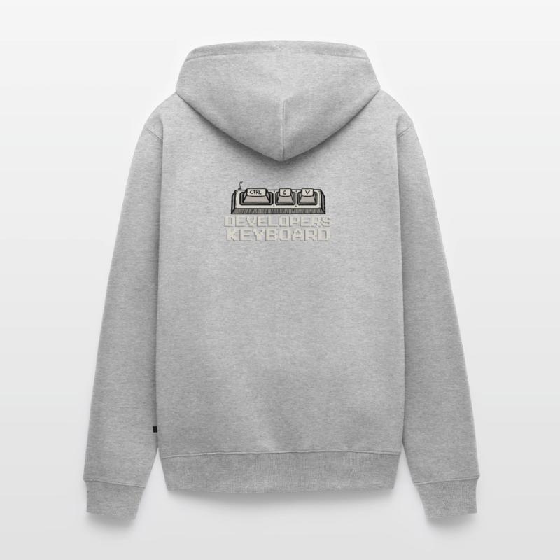 Entwickler Coder Lustige Programmierung Humor Software Unisex Premium Bio Zip Hoodie