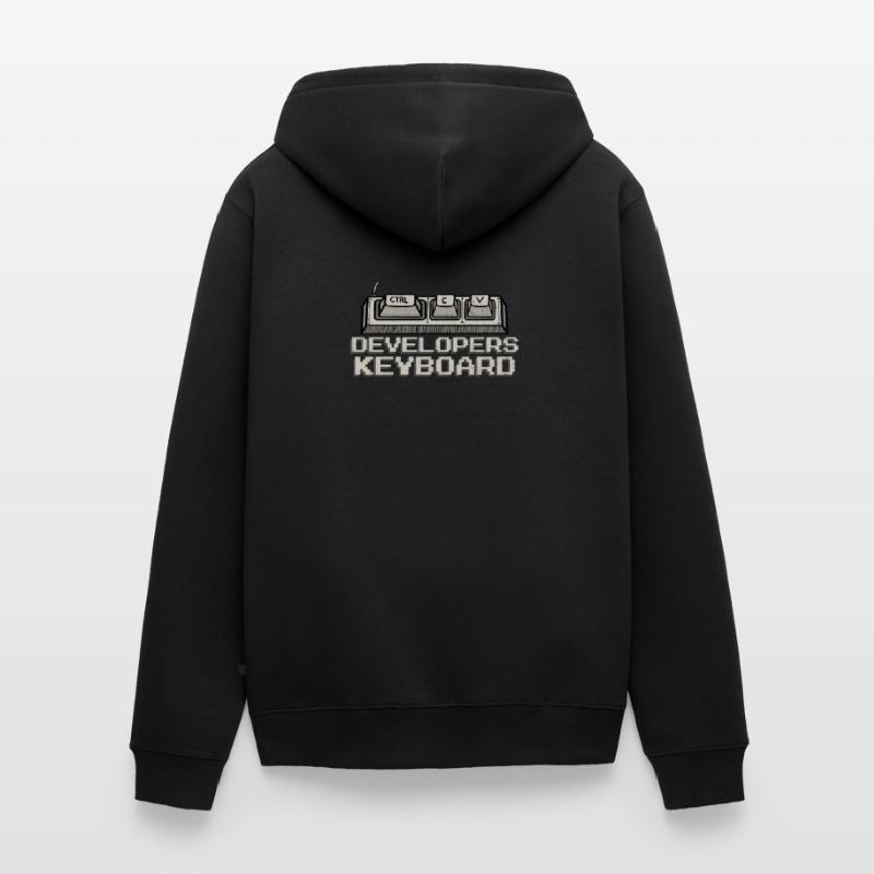 Entwickler Coder Lustige Programmierung Humor Software Unisex Premium Bio Zip Hoodie