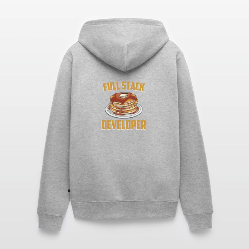 Full Stack Developer - Coder Science Programmer Unisex Premium Organic Zip Hoodie
