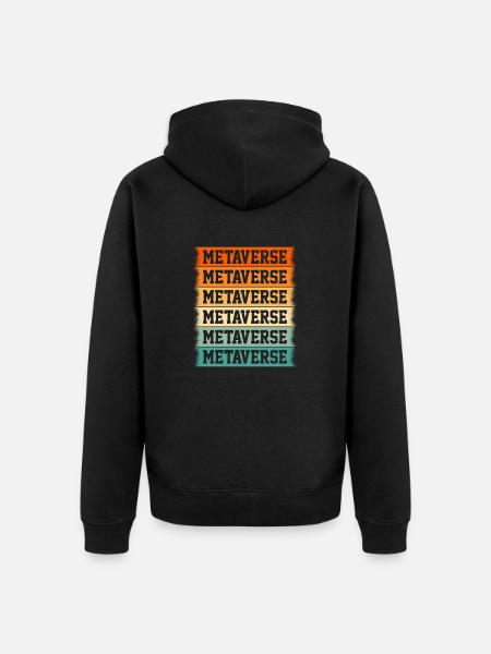 Join the Metaverse - Veste à capuche bio Premium Unisexe - noir