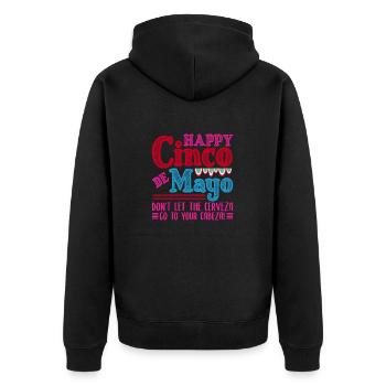 JOYEUX CINCO DE MAYO - Veste à capuche bio Premium Unisexe - noir - Dos - Nico (187cm)