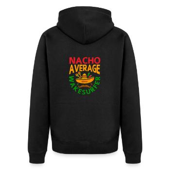 Nacho Average Wakesurfer Cinco de Mayo Mexicain - Veste à capuche bio Premium Unisexe - noir - Dos - Nico (187cm)