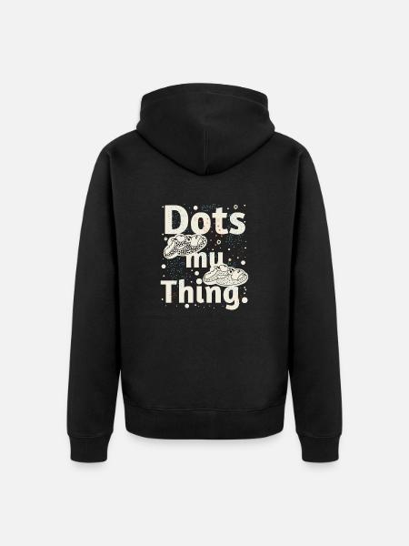 Points Lover - Point Day - Unisex Premium Organic Zip Hoodie - black