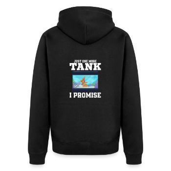 Juste un aquarium de plus que je promets à l’aquarium de garde de poissons - Veste à capuche bio Premium Unisexe - noir - Dos - Nico (187cm)