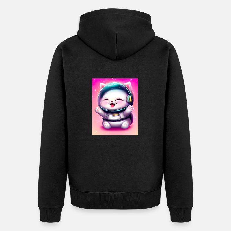 ASTRONOUT - Veste à capuche bio Premium Unisexe - noir