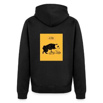 CELA POURRAIT ÊTRE PIRE - Veste à capuche bio Premium Unisexe - noir - Dos - Nico (187cm)