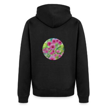 Gardener Gardening Garden Hobby Gardener Gardener - Unisex Premium Organic Zip Hoodie - black - Back - Nico (187cm)