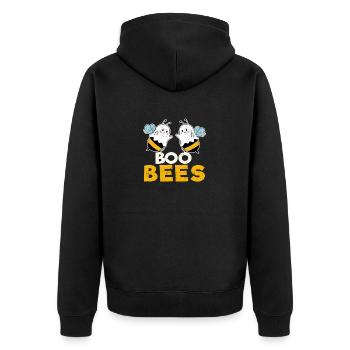 Boo Bees Drôle de couple Halloween Party Bee - Veste à capuche bio Premium Unisexe - noir - Dos - Nico (187cm)