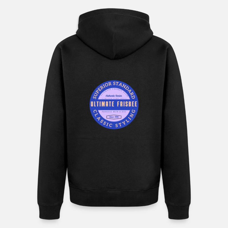 5 ulti authentic - Veste à capuche bio Premium Unisexe - noir