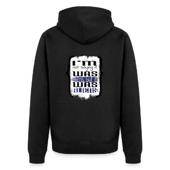 Zone 51 Raid Ancien Egyptien Bday Présenter des blagues - Veste à capuche bio Premium Unisexe - noir - Dos - Nico (187cm)