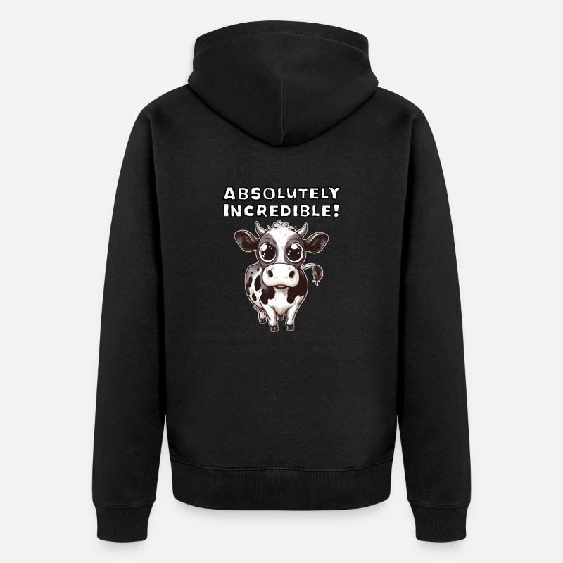 Absolument incroyable - Veste à capuche bio Premium Unisexe - noir