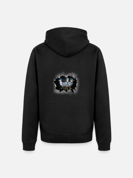 Möwen Möwe Meer Küste Seevögel maritim Seefahrer - Unisex Premium Bio Zip Hoodie - Schwarz