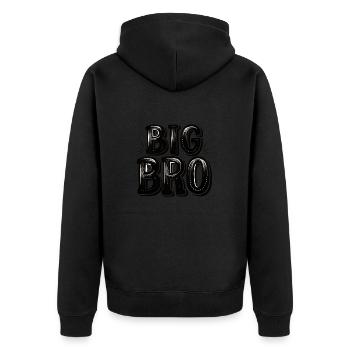 FRÈRE AÎNÉ - Veste à capuche bio Premium Unisexe - noir - Dos - Nico (187cm)