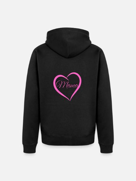 maman - Veste à capuche bio Premium Unisexe - noir