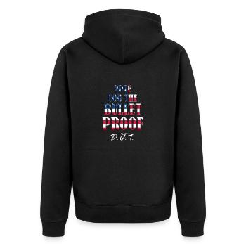 Votez républicain - Veste à capuche bio Premium Unisexe - noir - Dos - Nico (187cm)