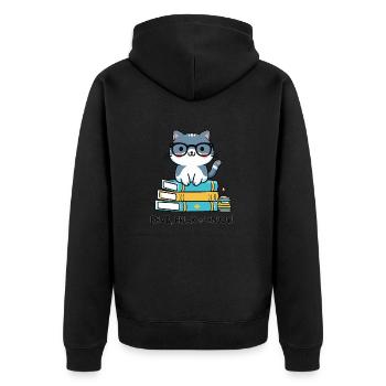LIRE SE DÉTENDRE ET PROFITER - Veste à capuche bio Premium Unisexe - noir - Dos - Nico (187cm)