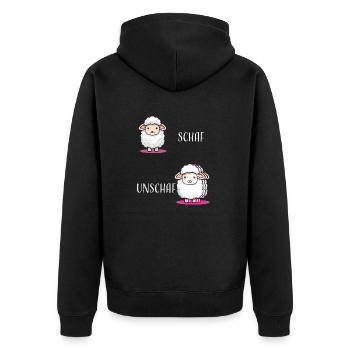 Mouton Mouton Drôle Cool Cadeau - Veste à capuche bio Premium Unisexe - noir - Dos - Nico (187cm)