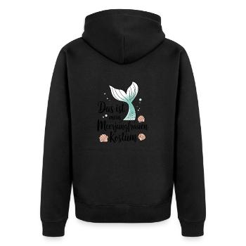 C’est mon costume de sirène - Veste à capuche bio Premium Unisexe - noir - Dos - Nico (187cm)