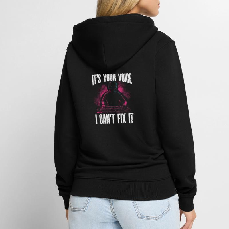 AV-Technik AV-Techniker Audiovisueller Techniker Unisex Premium Bio Zip Hoodie