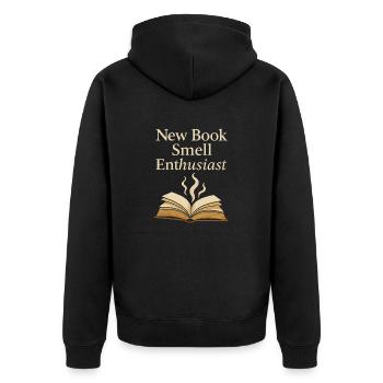 Livre Sniffer Reader -Fragrance Pride Old Pages Arôme - Veste à capuche bio Premium Unisexe - noir - Dos - Nico (187cm)