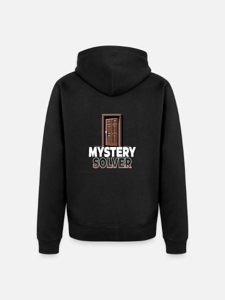 Escape Room Mystery Solver - Unisex Premium Organic Zip Hoodie - black