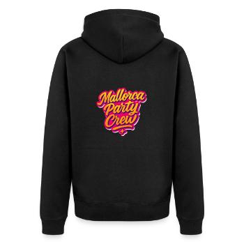 Majorque Party Crew Vacances - Veste à capuche bio Premium Unisexe - noir - Dos - Nico (187cm)