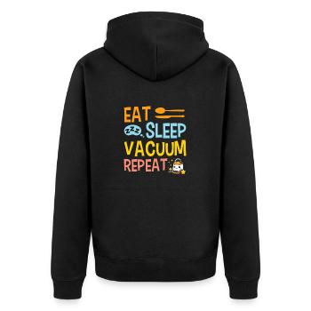 Nettoyant Lover Cleaner - Veste à capuche bio Premium Unisexe - noir - Dos - Nico (187cm)