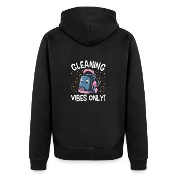 Nettoyant Lover Cleaner - Veste à capuche bio Premium Unisexe - noir - Dos - Nico (187cm)